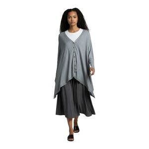 Planet By Lauren G Lagenlook Oversized Button Front Cardigan Sweater